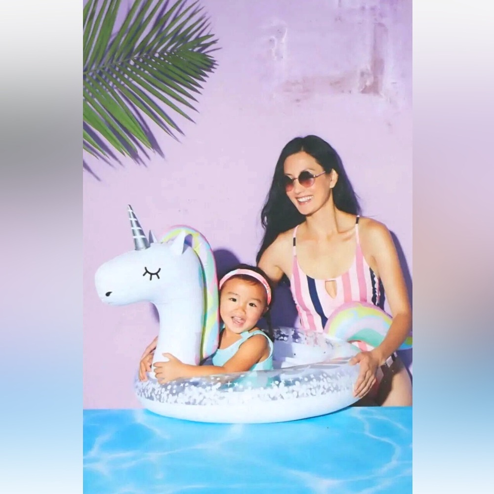 Lil' Unicorn Pool Float Floatie Sun Squad Target Baby Toy Inflatable Up To 40lbs